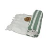 ARTG® Hamamzz® dalaman towel AR053 White/Dark Green