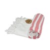 ARTG® Hamamzz® dalaman towel AR053 White/Fire Red