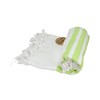 ARTG® Hamamzz® dalaman towel AR053 White/lime Green