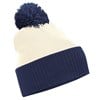 Snowstar two-tone beanie Off White / French Navy