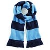 Varsity scarf French Navy / Sky Blue