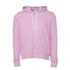 Unisex polycotton fleece full-zip hoodie  Lilac