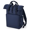 Bagbase Recycled twin handle roll-top laptop backpack BG18L