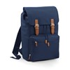 Vintage laptop backpack French Navy