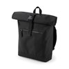 Roll-top backpack Black