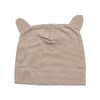 Little hat with ears BZ051ONMO Organic Natural/ Mocha