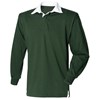 Long sleeve original rugby shirt FR01M Bottle Green