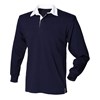 Long sleeve original rugby shirt FR01MNAVY2XL Navy*