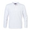Long sleeve Coolplus® polo shirt White