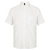 Wicking antibacterial short sleeve shirt White