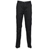 65/35 flat fronted chino trousers Black