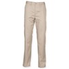 65/35 flat fronted chino trousers Stone
