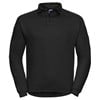 Heavy duty collar sweatshirt Black