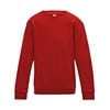Kids AWDis sweatshirt Fire Red