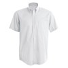 Short sleeve easycare Oxford shirt White