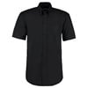 Corporate Oxford shirt short sleeved Black