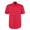 Corporate Oxford shirt short sleeved Red