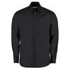 Tailored fit premium Oxford shirt long sleeve Black