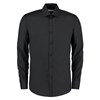 Business shirt long-sleeved (slim fit) KK192BLAC14.0 Black