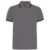 Tipped collar polo (classic fit)  Charcoal/Black