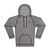 Nike men?s pullover fitness hoodie NK391 Charcoal Heather/Dark Smoke Grey/Black