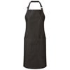 Cotton denim bib apron, organic and Fairtrade certified PR113 Black Denim