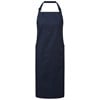 Recycled polyester and cotton bib apron, organic and Fairtrade certified PR120 Navy