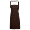 Colours bip apron with pocket Brown