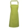Colours bip apron with pocket Lime