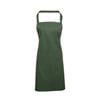 Colours bib apron with pocket  Moss Green