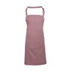 Colours bib apron with pocket  Rose