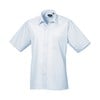 Short sleeve poplin shirt Light Blue