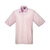 Short sleeve poplin shirt Pink