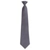 Colours fashion clip tie Grey