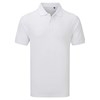 Unisex short sleeve polo shirt, powered by HeiQ Viroblock PR995 White