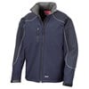 Hooded softshell jacket R118A Navy