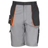 Work-Guard lite shorts Grey / Black / Orange