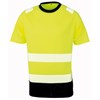 Recycled safety t-shirt R502X Fluorescent Yellow/ Black