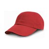 Heavy cotton drill pro-style with sandwich peak Red / Black