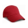 Heavy cotton drill pro-style cap Red