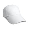 Heavy cotton drill pro-style cap White