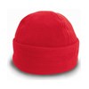 Active fleece ski bob hat Red
