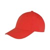 Core Memphis 6-panel brushed cotton low profile cap Red