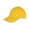 Core Memphis 6-panel brushed cotton low profile cap Yellow
