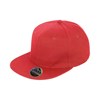 Core Bronx original flat peak-snapback cap Red