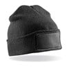 Recycled double knit printers beanie RC927 Black