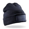 Recycled double knit printers beanie RC927 Navy