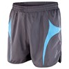 Spiro micro-lite running shorts Grey/ Aqua