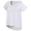 T-shirt with drop detail White