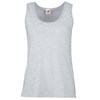 Lady-fit valueweight vest Heather Grey